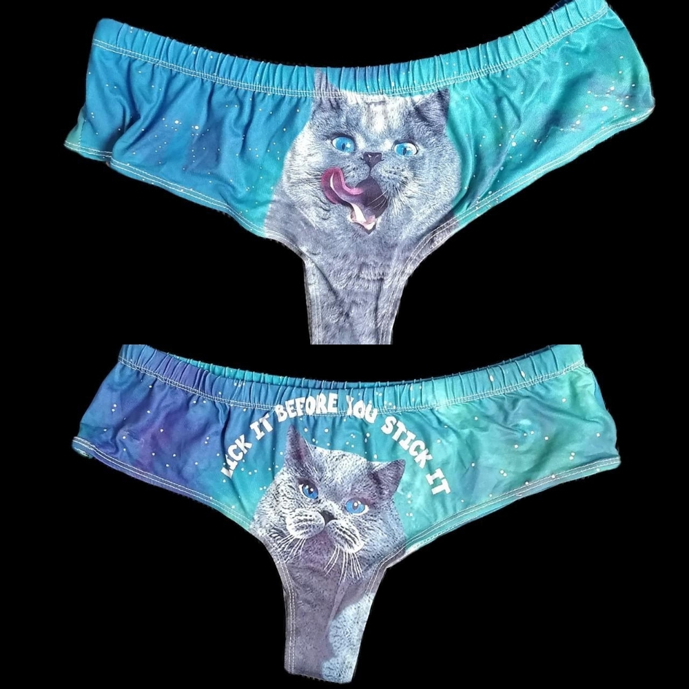 blue underwear